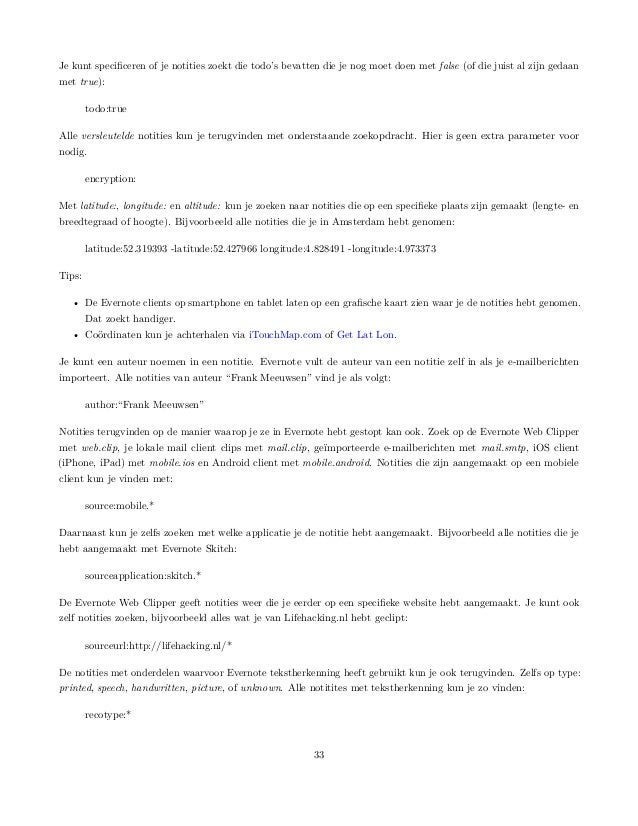 Lifehacking Met Evernote Pdf